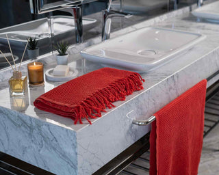 Organic Waffle Bath & Hand Towels | Soft Essentials Spa Collection