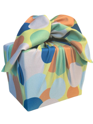 Small Reusable Cloth Furoshiki Gift Wrap | Polka Dots