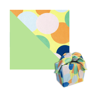 Small Reusable Cloth Furoshiki Gift Wrap | Polka Dots