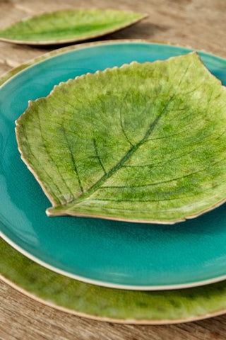 COSTA NOVA – Casafina Riviera Hydrangea Leaf Plate 9