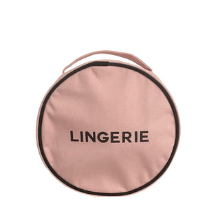 Round Lingerie Case – Pink/Blush