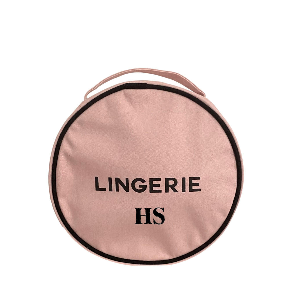 Round Lingerie Case – Pink/Blush