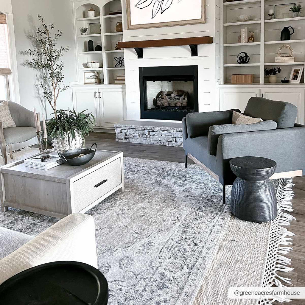 Rudo Beige Flat Pile Washable Rug – Stylish Neutral Living Room Carpet