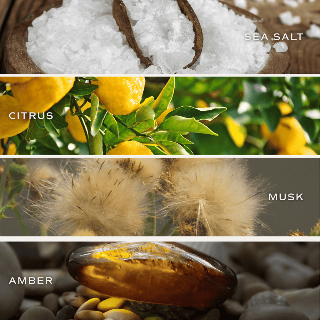 Something Blue Soy Candle - Blue Matte Jar - 15 oz (Salt and Sea)