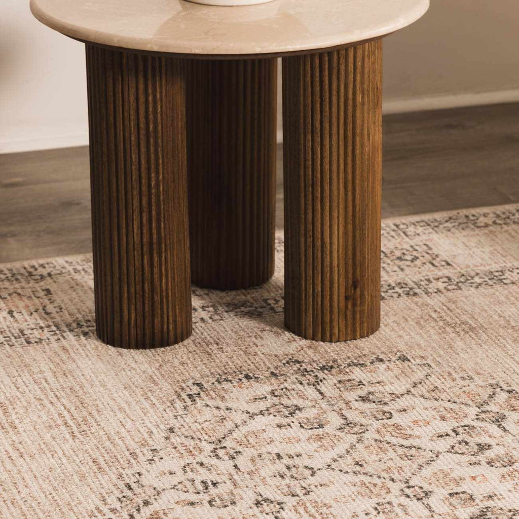 Lila Medallion Brown Livabliss x Becki Owens Rug – Elegant Patterned Area Carpet