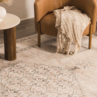 Lila Medallion Brown Livabliss x Becki Owens Rug – Elegant Patterned Area Carpet
