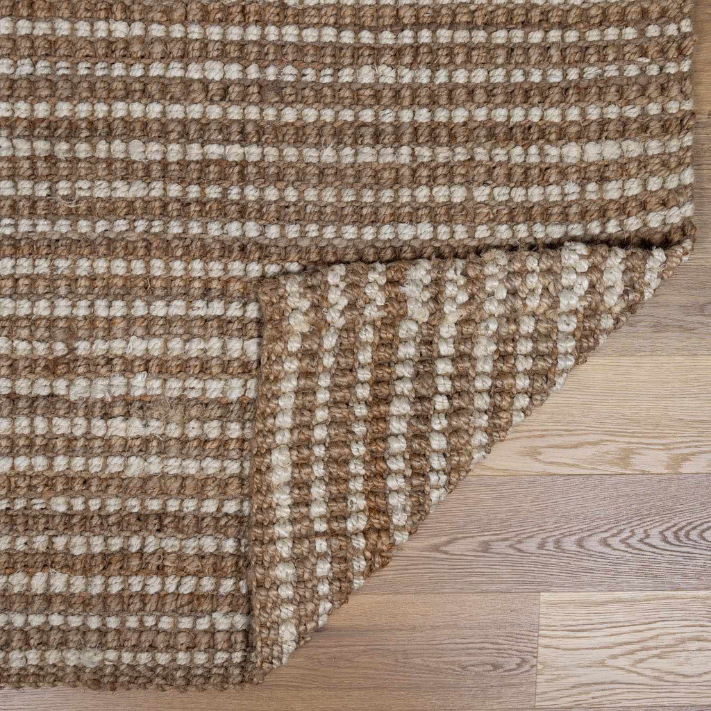 Ambel Tan Camel Jute Area Rug – Natural Handwoven Eco-Friendly Carpet