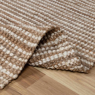 Ambel Tan Camel Jute Area Rug – Natural Handwoven Eco-Friendly Carpet