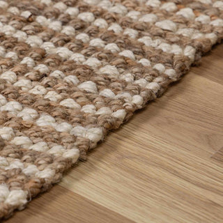 Ambel Tan Camel Jute Area Rug – Natural Handwoven Eco-Friendly Carpet