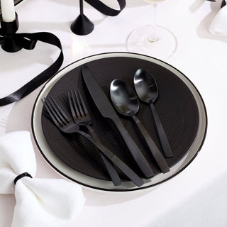 Oneida 24 Seven Black Rim 12-Piece Dinnerware Set, porcelain (view 5)