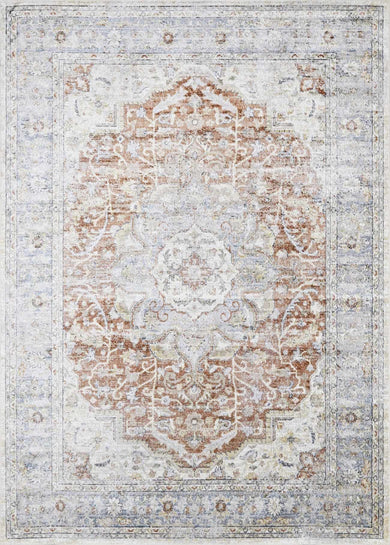 Emke Flat Pile Washable Rug – Low Maintenance Modern Area Carpet