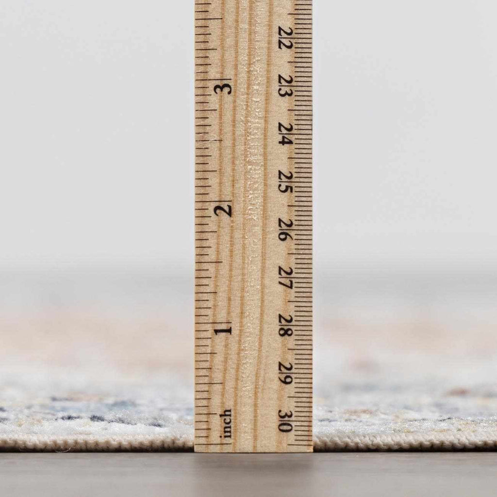 Emke Flat Pile Washable Rug – Low Maintenance Modern Area Carpet