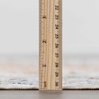 Emke Flat Pile Washable Rug – Low Maintenance Modern Area Carpet