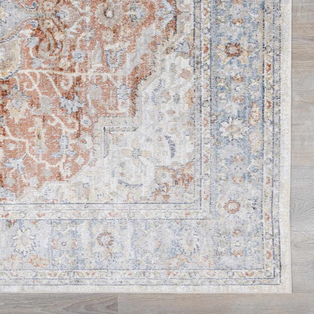 Emke Flat Pile Washable Rug – Low Maintenance Modern Area Carpet