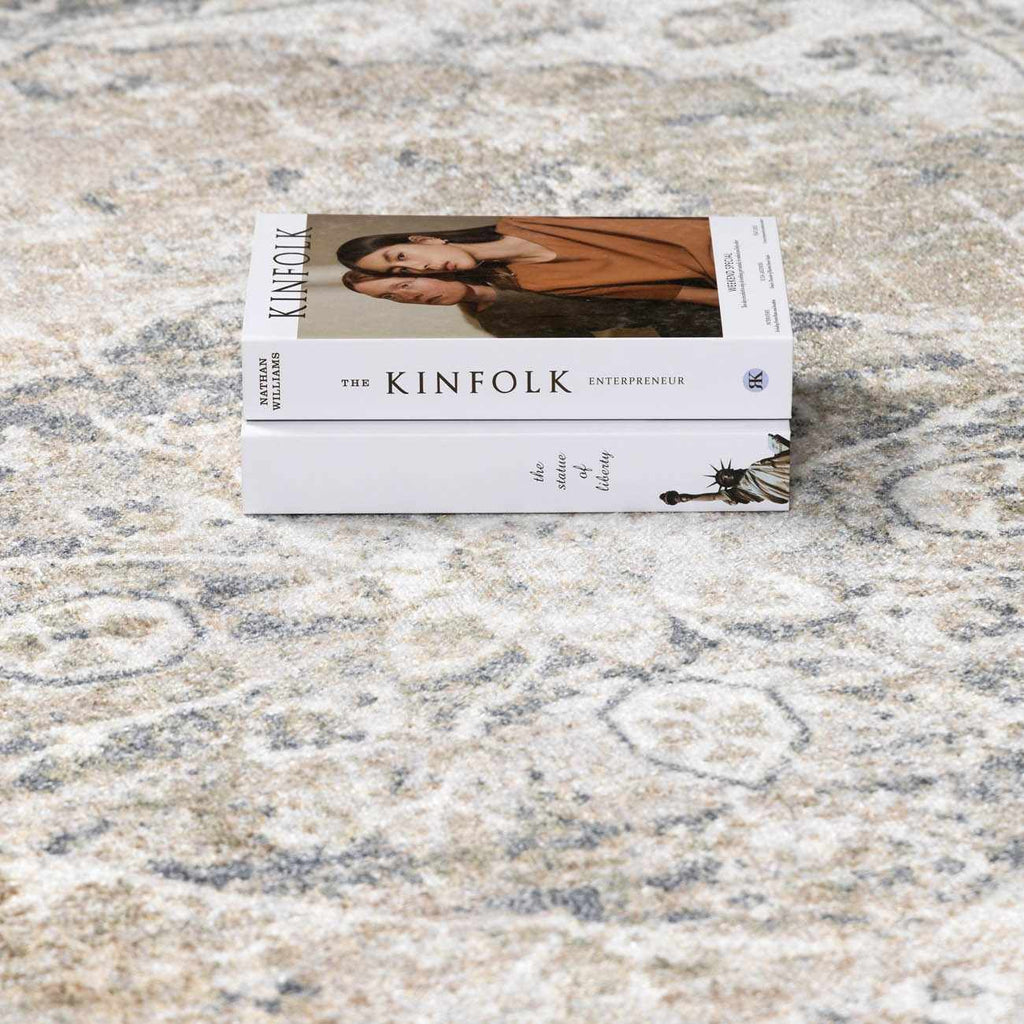 Rudo Beige Flat Pile Washable Rug – Stylish Neutral Living Room Carpet