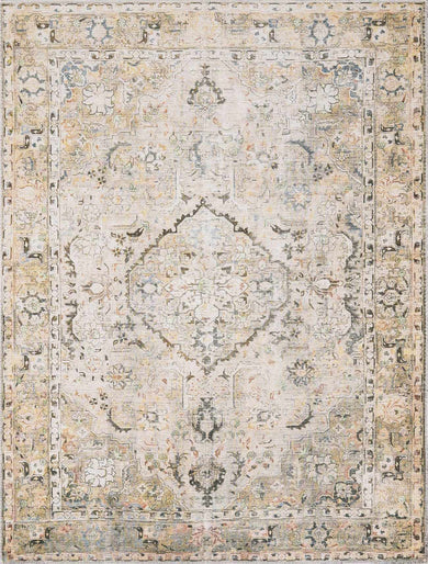 Standon Vintage Flat Pile Washable Rug – Low Pile Classic Home Carpet