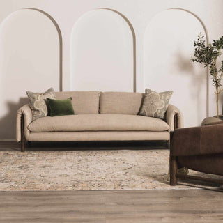 Standon Vintage Flat Pile Washable Rug – Low Pile Classic Home Carpet