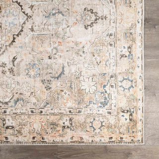 Standon Vintage Flat Pile Washable Rug – Low Pile Classic Home Carpet