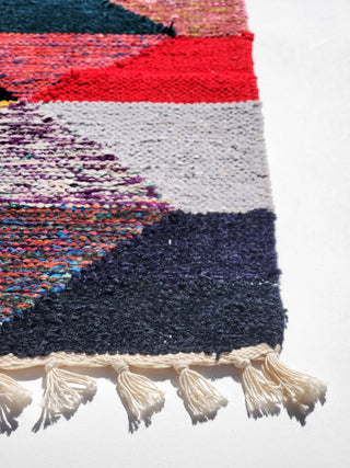 Rana Color Pop Floor Mat | Handwoven Recycled Chenille Rug