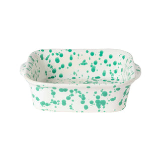 Costa Nova Rafaela Square Baker - Chamonile/ Sage Green/ Tangerine Fine Stoneware