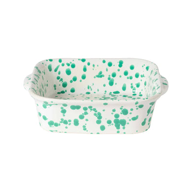Costa Nova Rafaela Square Baker - Chamonile/ Sage Green/ Tangerine Fine Stoneware