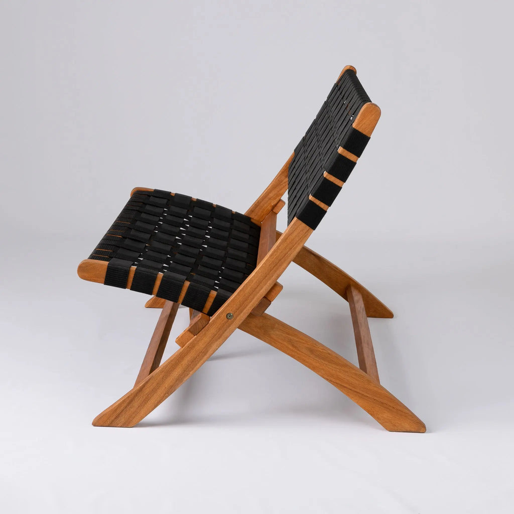 Sava Indoor Outdoor Folding Bench in Acacia Wood | Teak-Toned Portable Seating