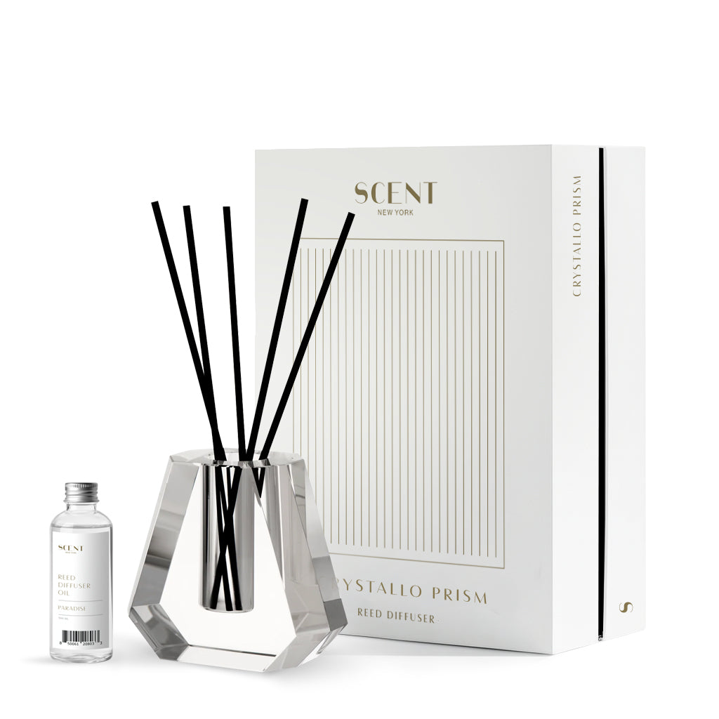 Crystallo Prism Reed Diffuser | Luxury Crystal Home Fragrance