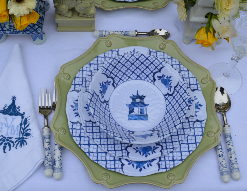 Pagoda Melamine Dinnerware Collection