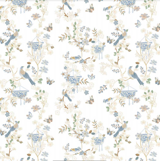 Ivory Chinoiserie Gift Wrap | Elegant Decorative Wrapping Paper