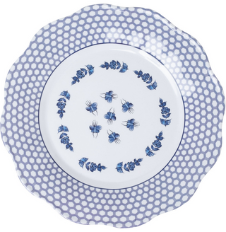 Blue & White Figurine Melamine Dinnerware Collection
