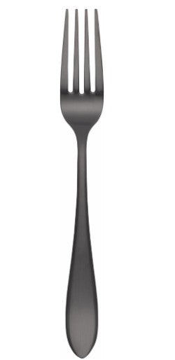 Cambridge Delia Black Dinner Fork - Set of 6, stainless steel