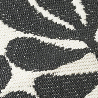 Serowe Black & White Reversible Outdoor Patio Rug