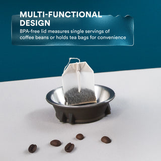 Glass Pour-Over Coffee Range Server with Lid – 20 oz or 27 oz