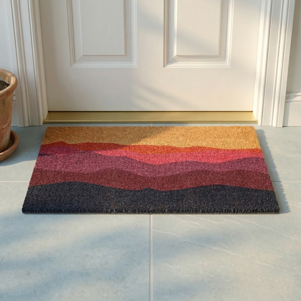 Shades of Dawn Natural Coir Doormat