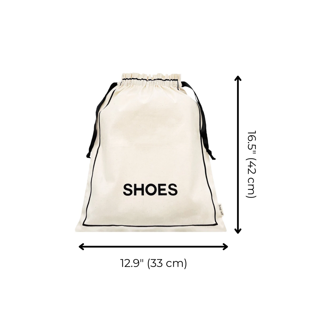 Couture Shoe Travel Bag – Cream