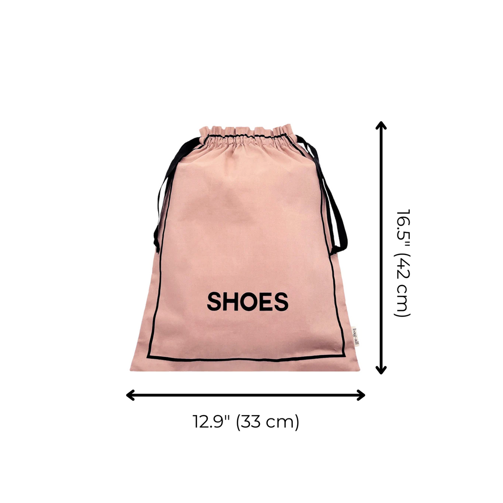 Couture Shoe Travel Bag – Pink/Blush