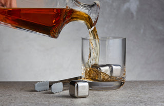 Silver Chilling Stones-Whiskey Lover's Gift