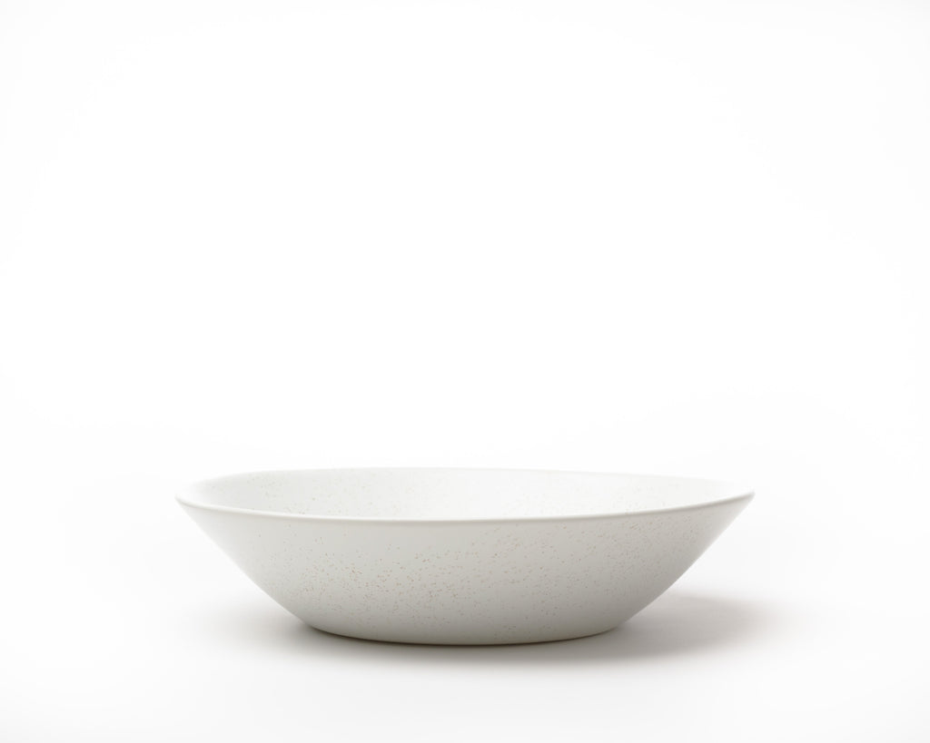 HAAND Skali Coupe 4-Piece Dinner Setting – Handcrafted Porcelain Dinnerware Set