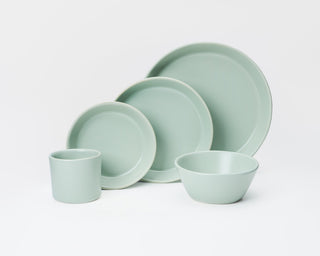 HAAND Skali 5-Piece Dinner Setting – Handcrafted Porcelain Dinnerware Set