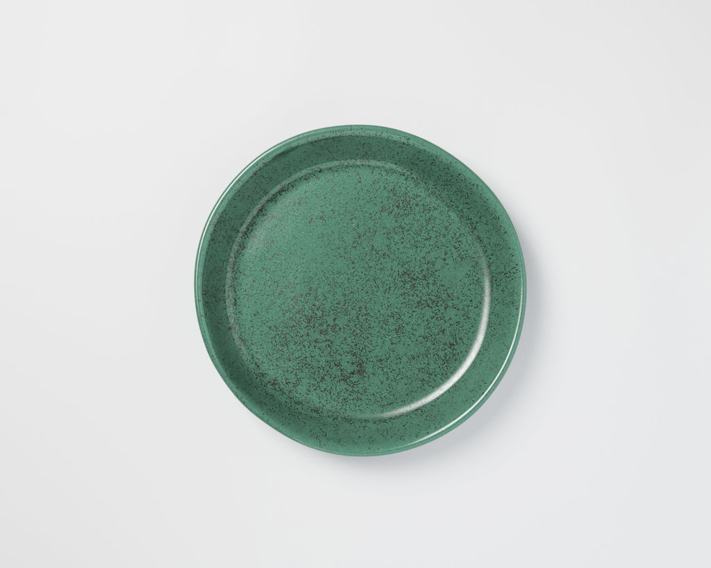 HAAND Skali Salad Coupe Plate – Handcrafted Porcelain Salad Plate