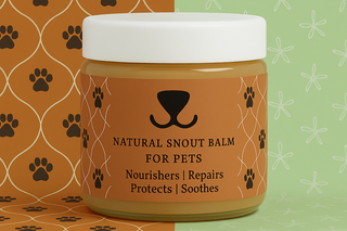 Natural Snout Balm for Pets – Moisturizing Nose Balm for Dogs & Cats | All-Natural Healing Formula