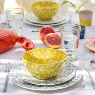 Costa Nova Rafaela Soup/ Cereal Bowl -Chamomile/ Cornflower Blue/ Sage Green/ Tangerine Fine Stoneware