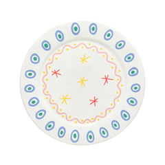 Costa Nova Summer Bliss Charger Plate & Platter – White Fine Stoneware by Laetitia Rouget