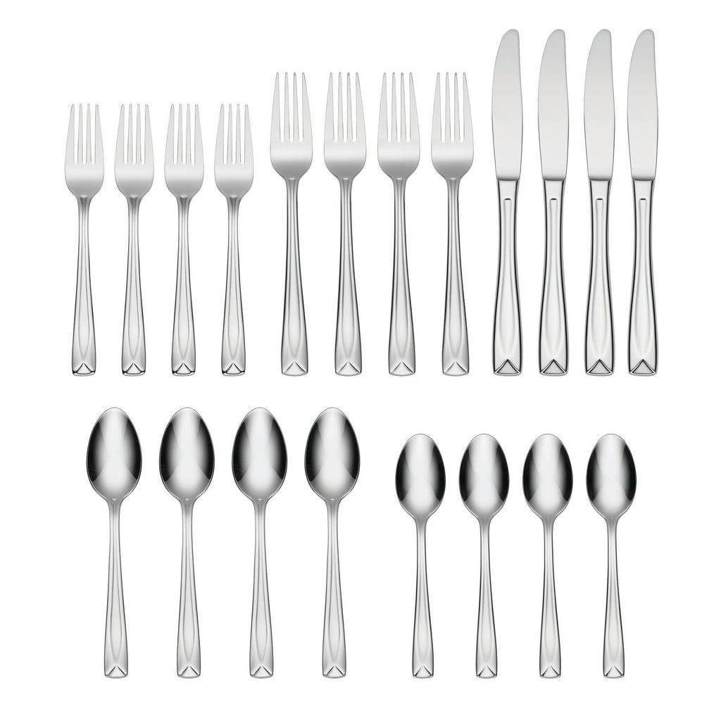 Oneida Lincoln 20-Piece Flatware Set, 18/0 stainless steel (view 2)
