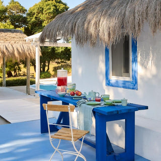 COSTA NOVA – Casafina Taormina Mug 14 oz., White/Aqua/Yellow/Lime Green/White-Gold – Artistic Ceramic Mug