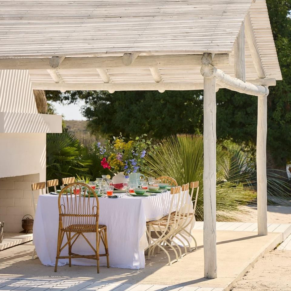 COSTA NOVA – Casafina Taormina Mug 14 oz., White/Aqua/Yellow/Lime Green/White-Gold – Artistic Ceramic Mug