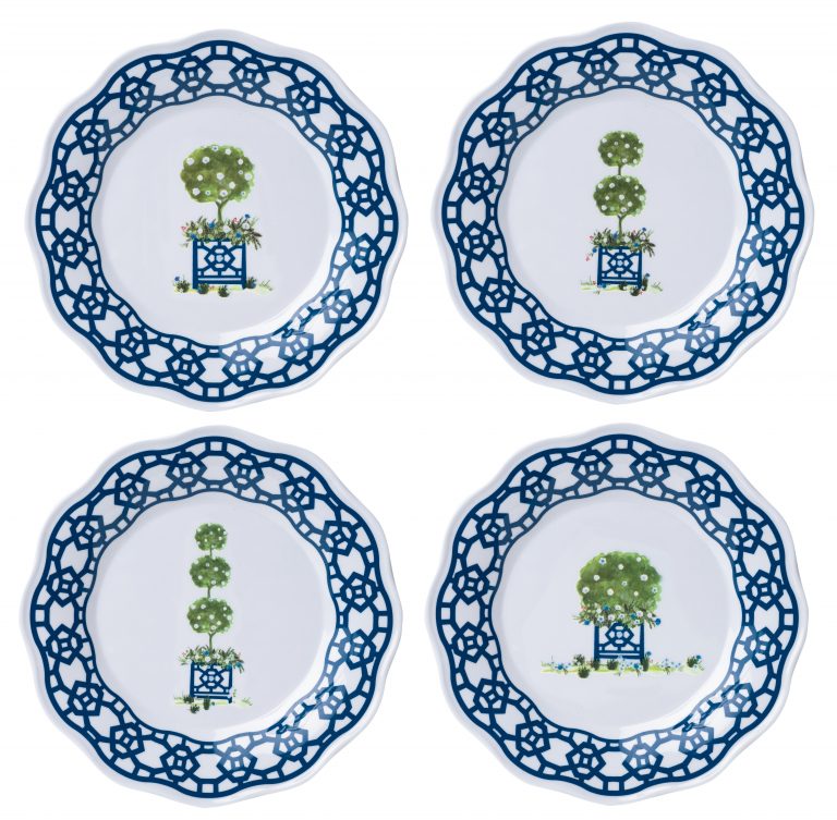Trellis & Topiary Melamine Dinnerware Collection