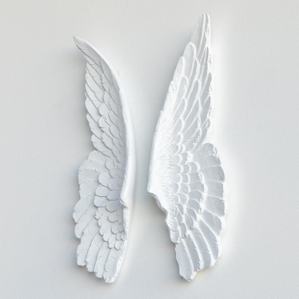 Sculpted Mini Angel Wings Wall Decor