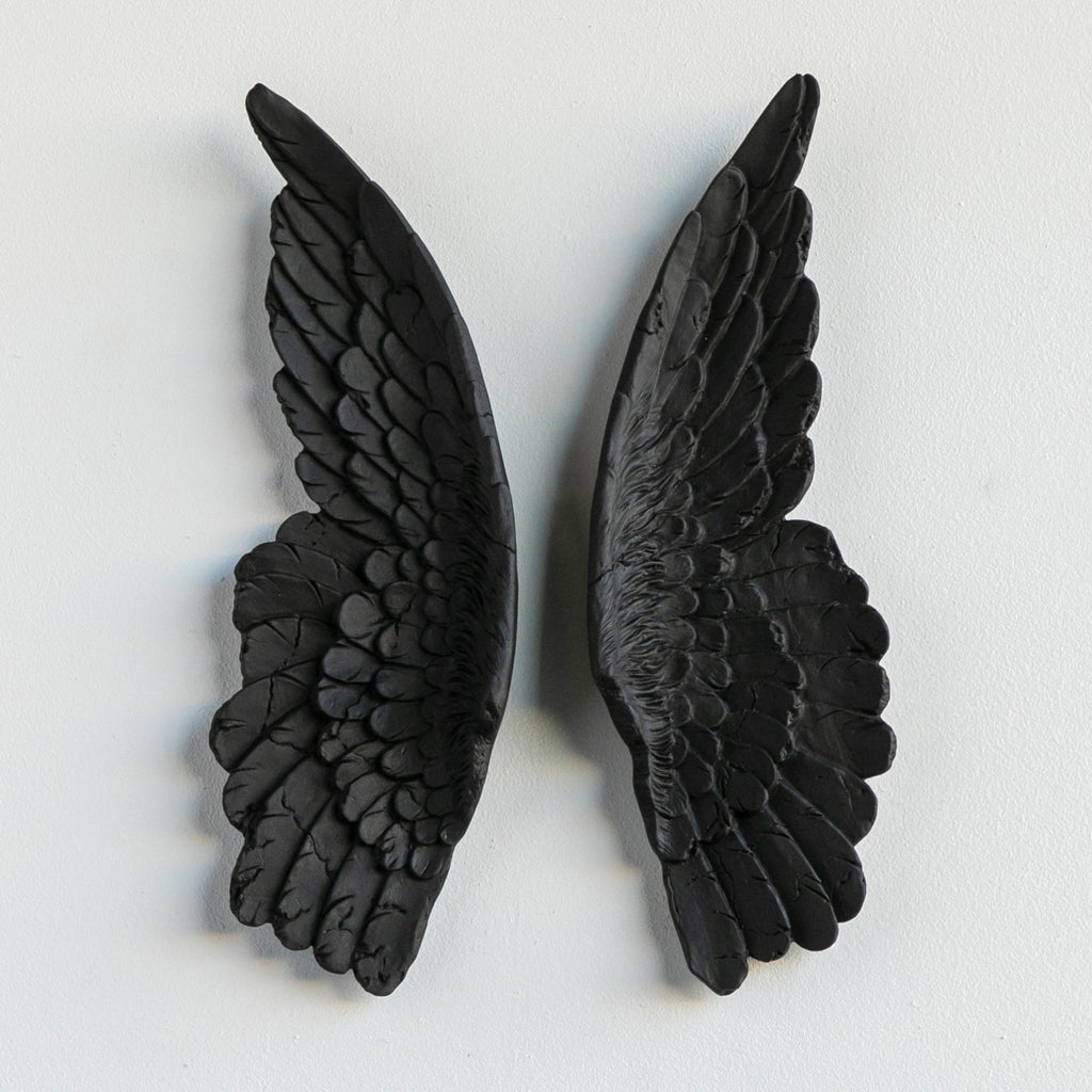 Sculpted Mini Angel Wings Wall Decor