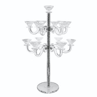 Tall Crystal Candelabra 13 Arms